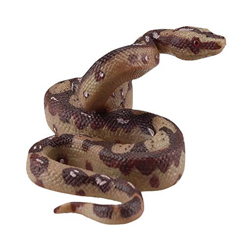 Hosfairy Simulation Snake Toy Scary Big Python Toys for Halloween Party Scary Garden Props