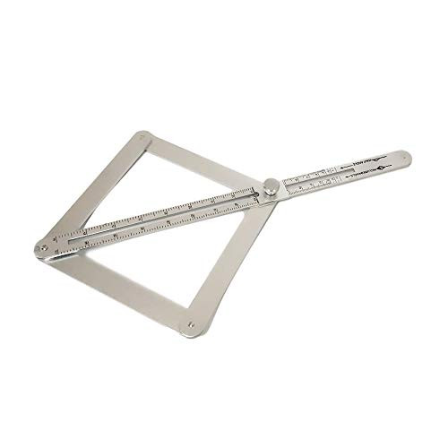 Corner Protractor Adjustable Corner Angle Finder Aluminium Alloy,Multi Angle Measurement Ruler Tool for Woodworking Craftsmen Engineer