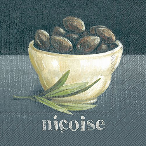 Ideal Home Range 20 Count Nicoise Paper Cocktail Napkins