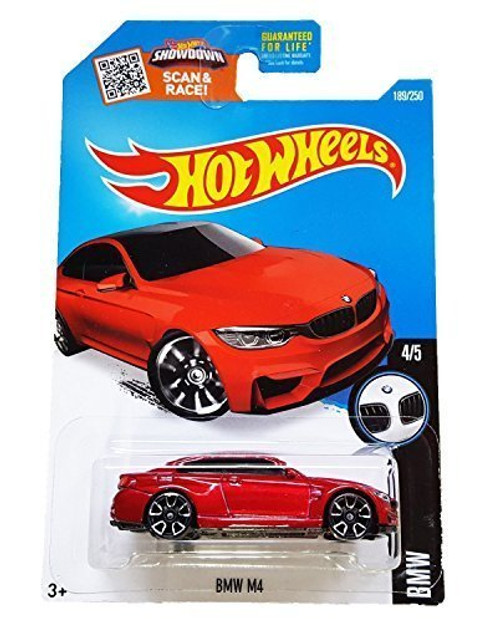 Hot Wheels, 2016 BMW, BMW M4 [Maroon] Die-Cast Vehicle #189/250 by Hot Wheels