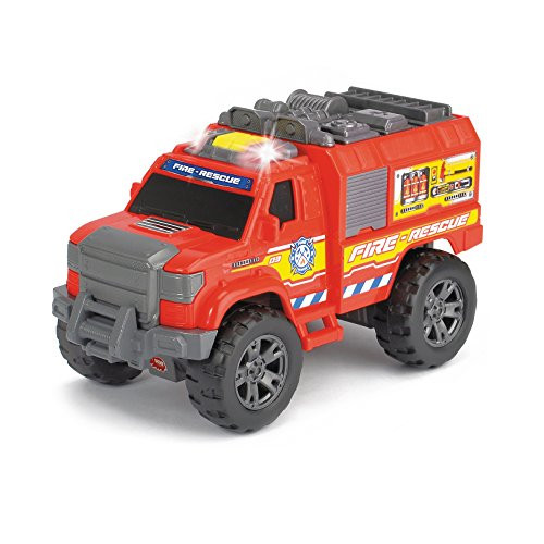DICKIE TOYS - Light and Sound Motorized Fire Rescue Vehicle