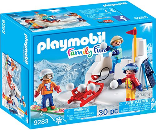 PLAYMOBIL Snowball Fight Building Set