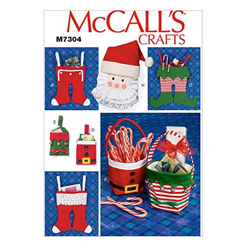 McCall's Patterns M7304 Christmas Items, One Size Only