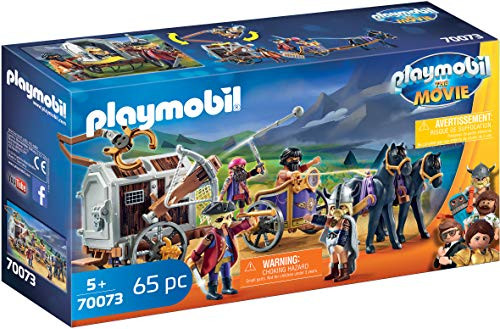 PLAYMOBIL The Movie Charlie with Prison Wagon