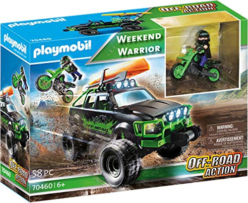 PLAYMOBIL Weekend Warrior Off-Road Action Truck, Multicolored