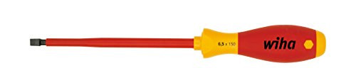 Wiha 4.5 x 125mm VDE Soft Finish Slotted Screwdriver
