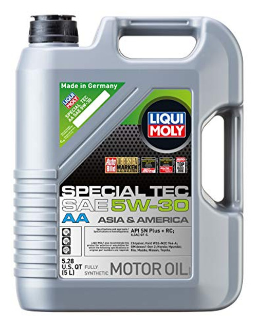 Liqui Moly 20138 Special Tec AA 5W30 Motor Oil, 5 Liter Liqui Moly 20138 Special Tec AA 5W30 Motor Oil, 5 Liter