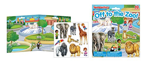 Imaginetics Off to the Zoo Playset  Includes 10 Magnets