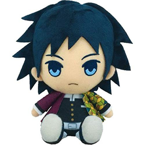 Bandai Demon Slayer Kimetsu no Yaiba Chibi Plush - Giyu Tomioka