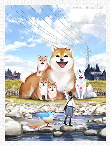 Pintoo - H2307 - Monokubo - A Sunny Day Stroll - 1200 Piece Plastic Puzzle