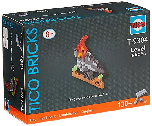 TICO Mini Bricks Animal Series, Cockatoo - T9304 - Building Block Set