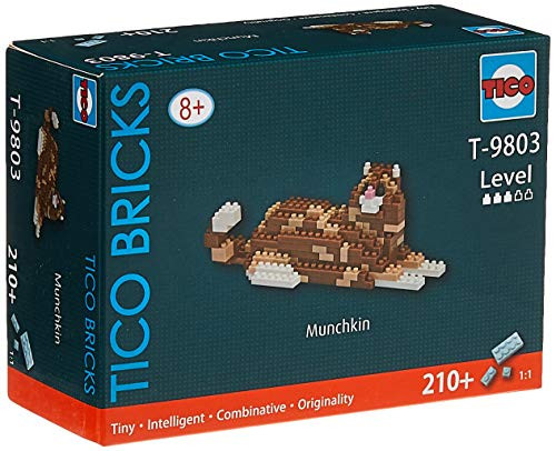 TICO Mini Bricks Cat Series, Munchkin - T9803 - Building Block Set