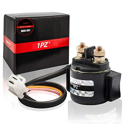 1PZ W35-S01 Premium Starter Solenoid Relay for Yamaha Warrior 350 YFM350 1987 1988 1989 1990 1991 1992 1993 1994 1995 1996 1997 1998 1999 2000 2001 2002 2003 2004