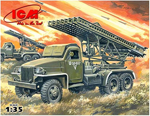 ICM Models BM-13-16N WWII Soviet Multiple Launch Rocket System Building Kit