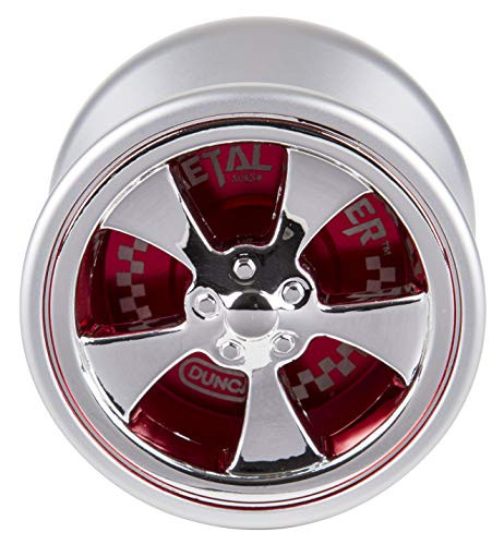 Duncan Toys 3603XP Metal Racer Yo-Yo for Intermediates - Aluminum Yo-Yo with Racer Cap, SG Sticker Response, Red