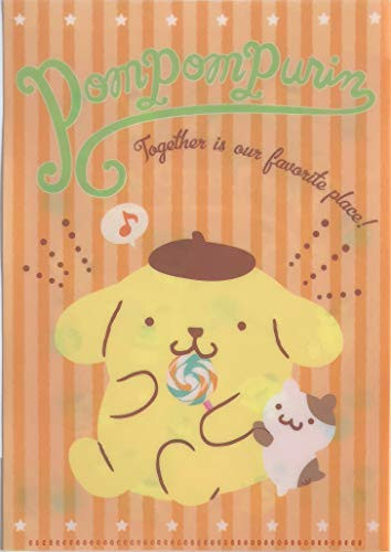 Sanrio Pom Pom Purin Plastic File Folders A5 Size 2 Pockets Stationery
