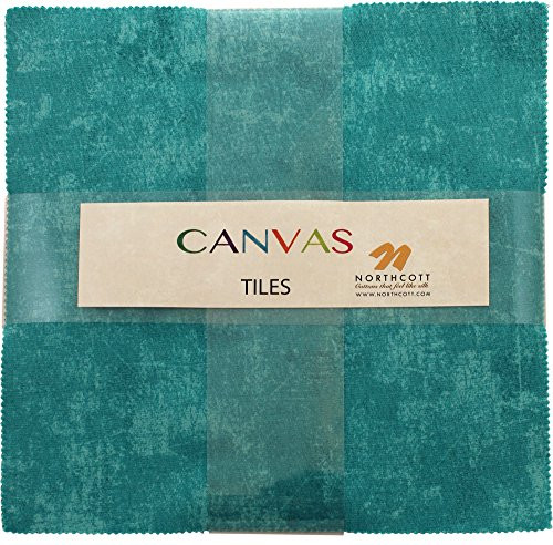 Canvas Stone Tiles 42 10-inch Squares Layer Cake Northcott