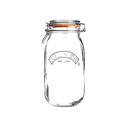 Kilner Round Clip Top Jar, 68-Fl Oz, 1 EA