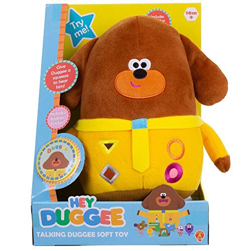 Golden Bear Soft Toy - Hey Duggee - Talking Duggee