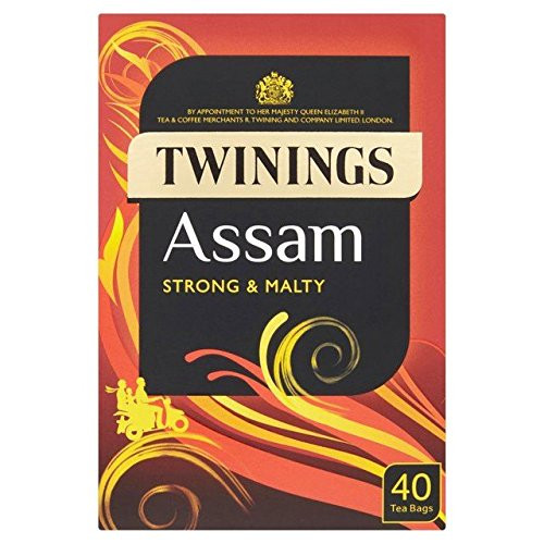 Twinings - Assam Strong & Malty - 40 Tea Bags - 100g (Case of 4)