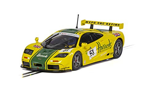 Scalextric Mclaren F1 GTR - Le Mans 1995 Harrods 1: 32 Slot Race Car C4026