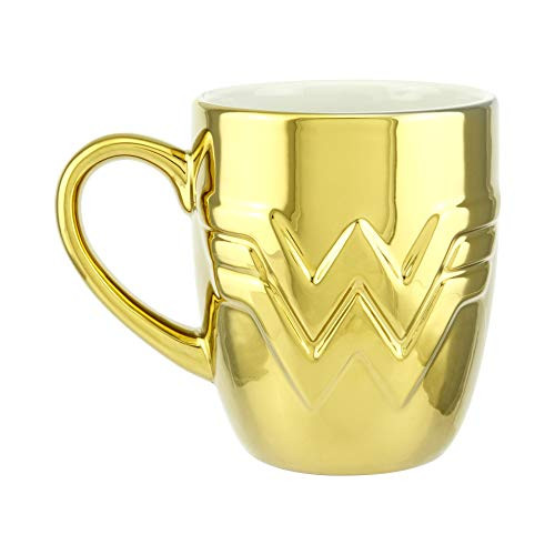 Paladone DC Comics Wonder Woman 1984 Logo Gold Coffee Mug