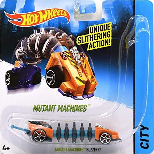 Mutant Machines Buzzerk - Compatible with Hot Wheels and Made by Hotwheels ~ Unique Slithering Action Car ~ CDX96
