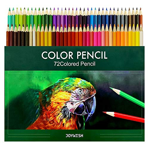 Colored Pencils 72colors Artist Quality-Coloring Book Colored Pencil Set for adults and Children