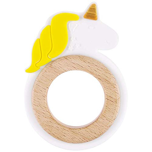 AUBECO Baby Unicorn Teething Toys, Teethers for Babies 0-6 Months, 6-12 Months,100% Safe Non-Toxic Silicone Teethers, Infant and Toddler Silicone Teether Toys Soothe Baby Gums AUBECO Baby Unicorn Teething Toys, Teethers for Babies 0-6 Months, 6-12 Months,100% Safe Non-Toxic Silicone Teethers, Infant and Toddler Silicone Teether Toys Soothe Baby Gums