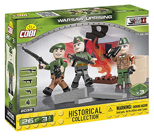 COBI Historical Collection: WW2 Figures, Multicolor