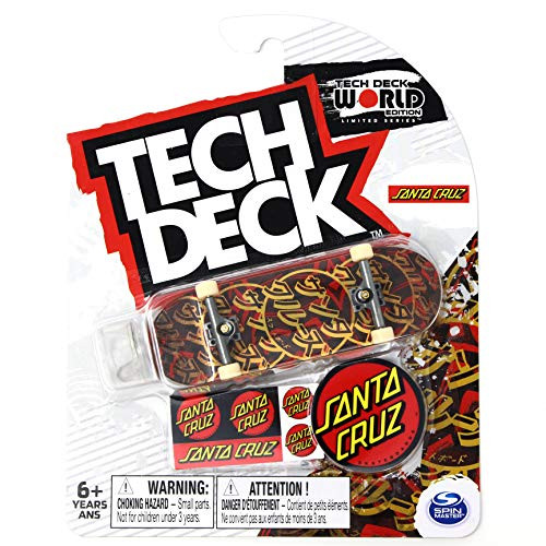 Mini Fingerboards TD World Editon Limited Series Santa Cruz Skateboards Rare Japanese Blossom Dot Complete Deck