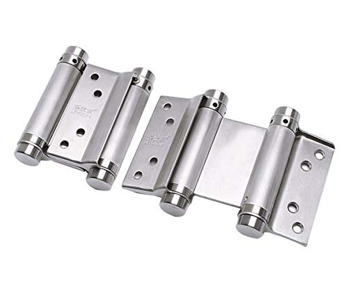 2Pcs Double Acting Spring Hinge for Swing Door in Salon Cafe (3 Inch)