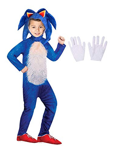Yakogy Halloween Kids Costume Cosplay Cartoon Onesie Full Bodysuit Jumpsuit,S Blue