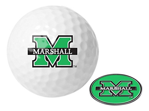 NCAA Marshall University Thundering Herd - Golf Ball One Pack with Marker
