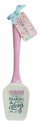 Cook Shop 207000010 "Friendship" Spatula, Pale Pink Pastel
