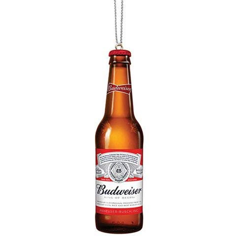 Kurt Adler Budweiser Beer Bottle Ornament