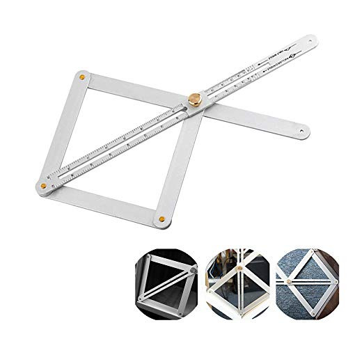 Aluminum Alloy Bevel&Corner Protractor|Corner Angle Finder for carpentry tools|Angle Measurement Ruler for woodworking tools and accessories.