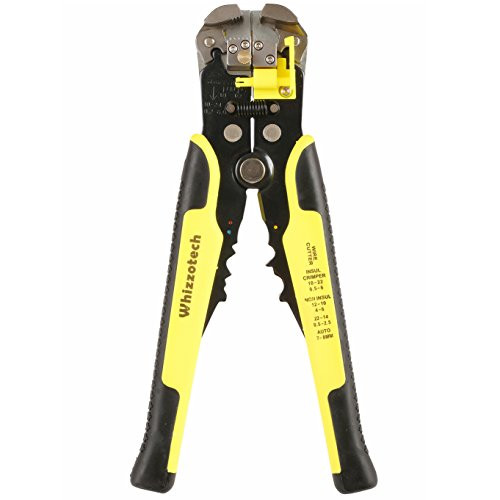 Whizzotech Wire Stripper Automatic Self-Adjusting Cable Stripping Tool Crimper Cutting Pliers Terminal Tool 8''