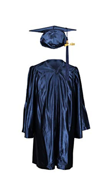 CHGD Preschool and Kindergarten Graduation Cap and Gown with Tassel Plus 2020+2021 Year Charm