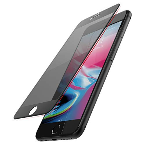 Defense Glass Privacy Screen Protector for Apple iPhone 8 Plus, Anti-Fingerprint, Tempered Glass Screen Protector, Ultra-Thin Privacy