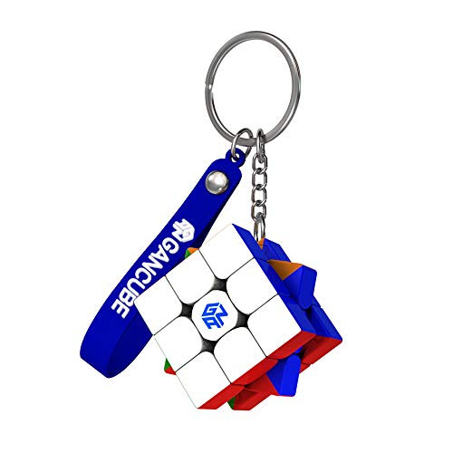 GAN 330 Speed Cube Key Ring 3x3 Mini Cube Keychains Toys Gift 1.2 Inch