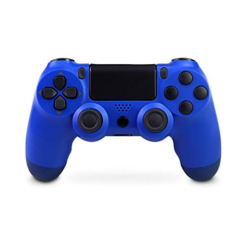 Wireless Controller Compatible with PS4, Game Controller for Playstation 4 Built-in Speaker six-axis Gyro and Dual Vibration, Remote Control Gamepad for PS4/Slim/Pro Console (Blue)
