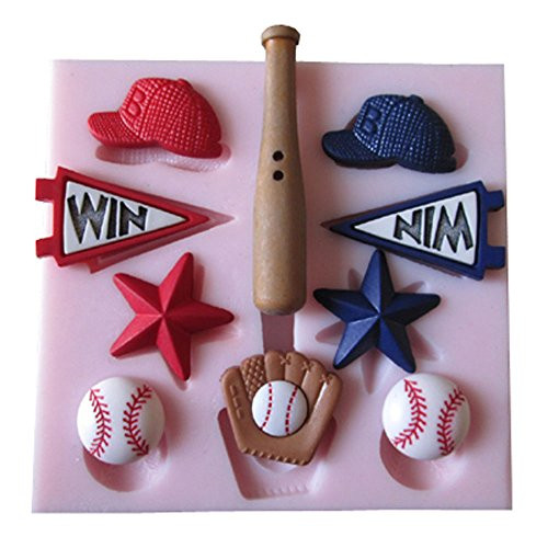 Yunko Baseball Fondant Mold Silicone Mold Chocolate Pudding Cake Decoration Tools