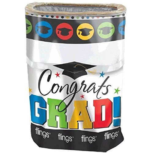 Amscan Grad Flings Bin | Party Favor