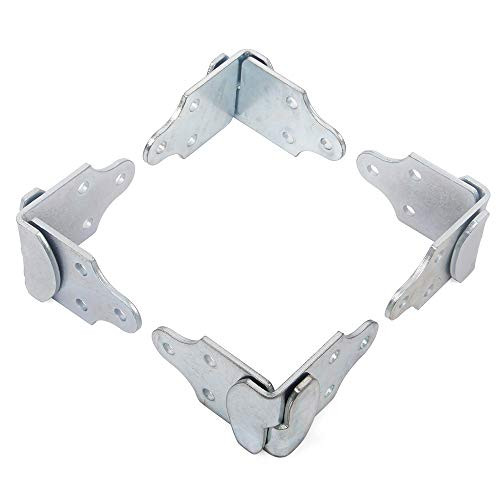 NIXFACE 8Pcs Utility Trailer Wood Sides Bracket Latch Rack Stake Body Gates Connector
