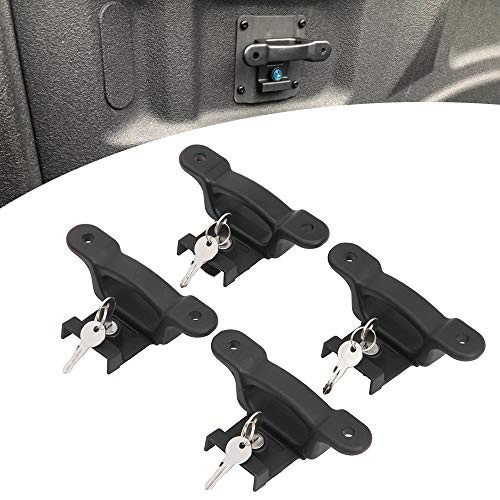 Riwful 4Pcs Truck Bed Tie Down Anchors Boxlink Cleats Fit for Ford 2015-2020 F150 F250 F350 Replace OE#FL3Z-99000A64-B