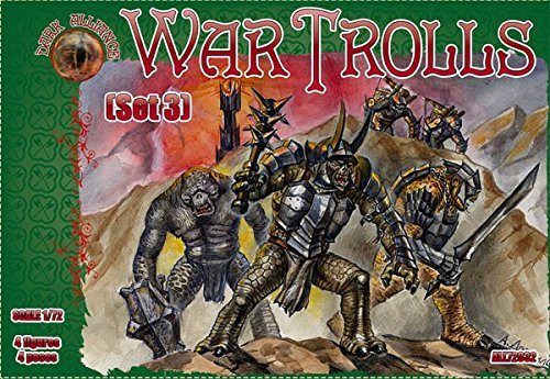 WAR Trolls Set 3, 4 Figures 1/72 ALLIANCE 72032