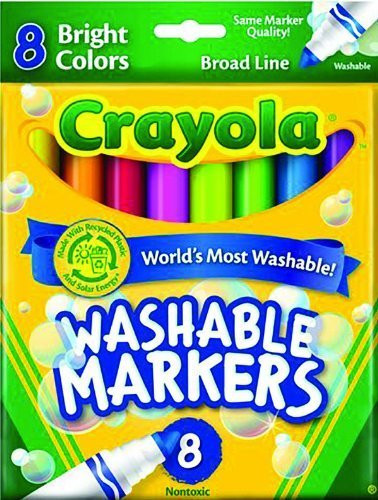 Crayola Washable Bright Markers 8 Count - 2 Packs