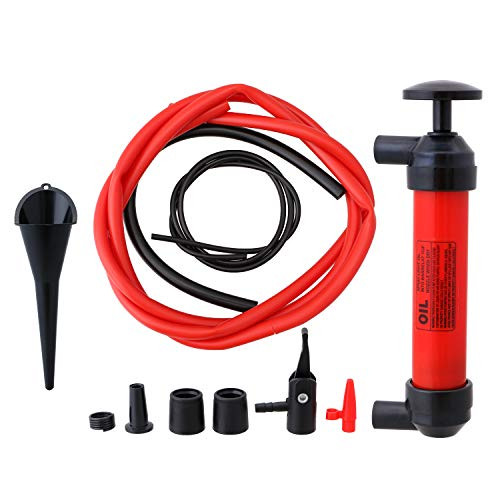 OSHACO Siphon Pump - Transfer Pump Kit Extractor - Manual Plastic Sucker Pump for Oil Water Gas