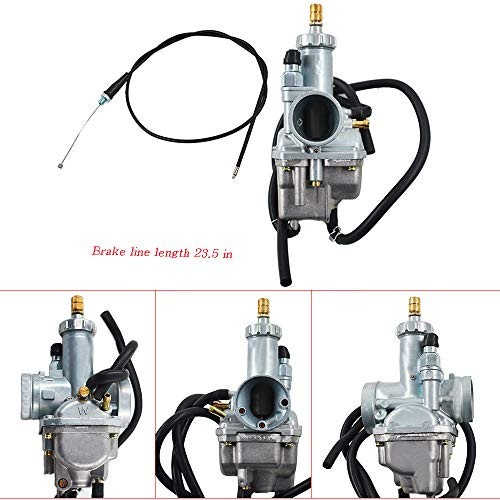 New Carburetor & Throttle Cable for Kawasaki Bayou 220 250 KLF220 KLF250A